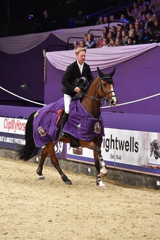 Anthony Condon sweeps up in the Grandstand Welcome Stakes at Horse of the Year Show